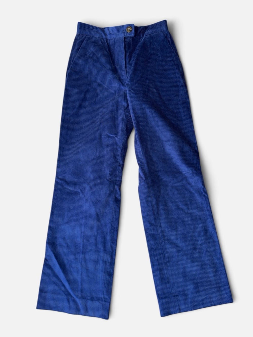 Kipper Club women’s 8 blue wide leg corduroy trouser pants EUC